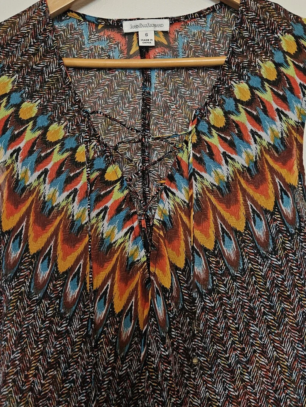 John Paul Richard - Long Colorful Dress Small - Picture 5 of 10